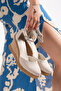 Genuine Leather Wedge Heel Sandals from Size 33-34-35 to Size 41-42-43-44-45 - 2