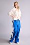 100% Cotton Wide Leg Double Pocket Regular Waist Trousers G9495Ax26Sp - 2