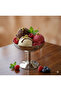 Stainless Steel 2-Piece Ice Cream Presentation Set with Stand, Ice Cream Dessert Snack Bowl - 2