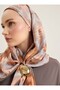 Geometric Patterned Scarf with Fringe - - 4