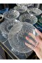 6-Piece Glass Plate Crystal Model Breakfast Snack Dessert Pastry Presentation Plate 6-Piece -14 cm - 8