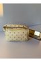 Women's Yellow Butteryellow Studded Handbag Trok Detailed Baguette Shoulder Bag Soft Leather Look Stylish Bag - 3