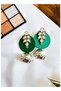 Handcrafted Indian Fabric Earrings for Women - 3