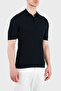 100% Wool Slim Fit Short Sleeve Buttoned Polo Collar Sweater Men's Polo Collar Sweater Em004389