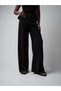 Crep Women's Gold Buckle Detailed Double Breasted Collar Modal Suit Black - 4