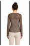 Kahverengi Dantelli Bluz - 4