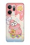 Oppo Reno 14 Compatible Patrick Star Patterned Transparent Phone Case