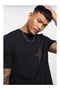 Keb 1. quality printed oversize t-shirt daily t-shirt trendy fashion and modern style style 100% organic cotton relaxed fit slit round neck