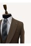 Signature |   Tobacco Color Vest Suit - 3