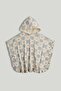Floral Towelling Poncho