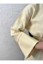 Şimal Belted Oversize Wide Sleeve Shirt-Çi̇513.5 Yellow - 2