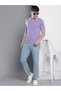 Men Purple Regular Fit Short Sleeve Polo - 4