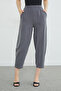 Elastic Waist Ribbed Stitched Shalwar Trousers - 6