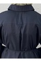 Şimal Belted Oversize Wide Sleeve Shirt-Çi̇513.5 Black - 5