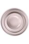 12-Piece Glazed Dinner Set - Cream, 4 Dinner Plates, 4 Bowls, 4 Mugs - 2
