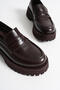 Women's Daily Bitter Brown Loafer Shoes Fs10Ms02B - 5