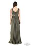 Women's Thick Strap Gilded Fabric Detailed Evening Dress Wedding Dress - 2