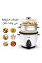 قدر طهي أرز كهربائي متعدد الوظائف مع صينية بخار، حافظ للحرارة تلقائيًا، وعاء مزدوج الطبقات