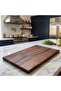 Large Size 49 X 30 X 3.5 cm Mahogany Wood Chef's Board - Cutting Presentation Chopping Kitchen Board