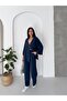 Women's Modal Fabric Bat Sleeve Kimono Double Set - 4