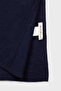 Navy Blue Cashmere and Wool Blend Scarf - 2