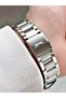 Functional Silver-Black Color Steel Cord Steel Case Men's Wristwatch 2515Mr - 5