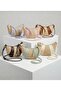 Croissant Style Straw Bag Hand and Shoulder Bag - 6