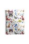 5 Subject Polypropylene Cover A4 Spiral Notebook