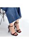 Jowin Burgundy Patent Leather Heeled Ankle Boots in Belt Sizes - 4