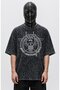 Unisex Oversize Lamb of God Pure American Metal Ense Printed Washable Rock Band T-Shirt - 3