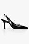 Women's Zenvia Black Leather Stiletto - 2