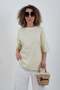 Yellow o-neck striped t-shirt - 2