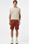 Men's Slim Fit Bermuda Shorts Men's Slim Fit Cotton Bermuda Shorts Brown - 7
