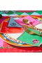 Prusa Digital Printed Embroidered 4-Piece Pes Cocktail Napkin 15 cm Colorful - 3