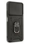 Ilkeshop New Redmi Note 11t Case Pars Silicone with Lens Ring (151935) - Black - 2