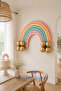 Gold Macaron Sausage Rainbow Balloon Set - 3