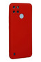 Ilkeshop New Realme C25Y Case Nano Inside Velvet Silicone (194956) - Red - 3