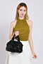 White Small Size Multi-Pocket Long Strap Women's Daily Hand and Shoulder Bag - 5