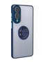 Ilkeshop New Galaxy S25 Edge Case Montreal Ringed Silicone Cover (213335) - Navy Blue - 3