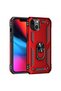 Ilkeshop New iPhone 14 Plus Case Sofia Ring Silicone Cover (133332) - Red