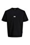 J&J Men's Crew Neck Minimal Logo Chest Printed T-Shirt - 2