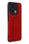 Ilkeshop New Redmi 12C Case with Mega Stand Silicone (140719) - Red - 2