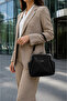 Black Women's Stylish Design Strap Hand and Shoulder Bag Modern Style Suitable for Daily and Special Use - 5