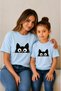 Mother Child Oversize T-Shirt Combination Twin T-Shirt 100% Cotton Comfortable Fit (Sold as a Single Item)