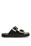 Elit Asvts1988 Women's Flat Slippers Black - 2