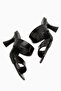 Rina Black Blunt Toe Women's Slippers - 6