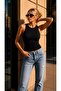 2-Pack Women's Premium Texture Ribbed Halter Neck Cotton Tank Top - 2