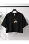 Women's Premium Boxy Fit Crop Basic Oversize T-Shirt