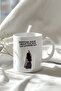 330ml Printed White Ceramic Mug Cup with Motivational Saying Theme