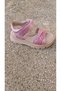 Genuine Leather Orthopedic Sole Velcro Girls' Sandals Fuchsia